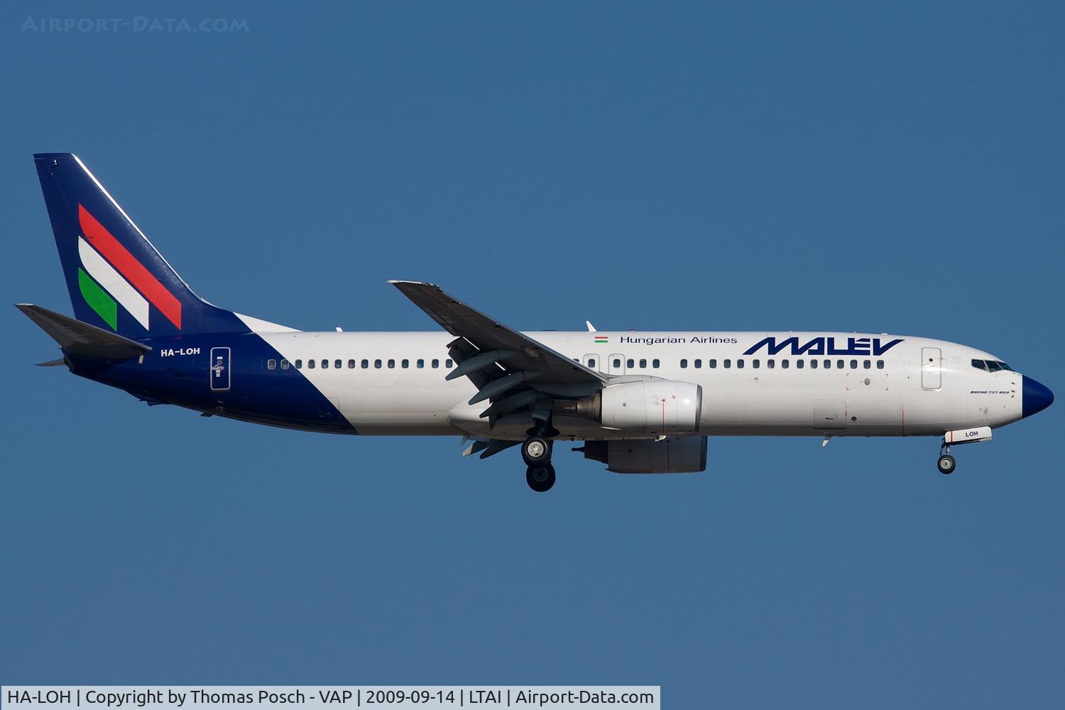 HA-LOH, 2004 Boeing 737-8Q8 C/N 30667, Malev - Hungarian Airlines