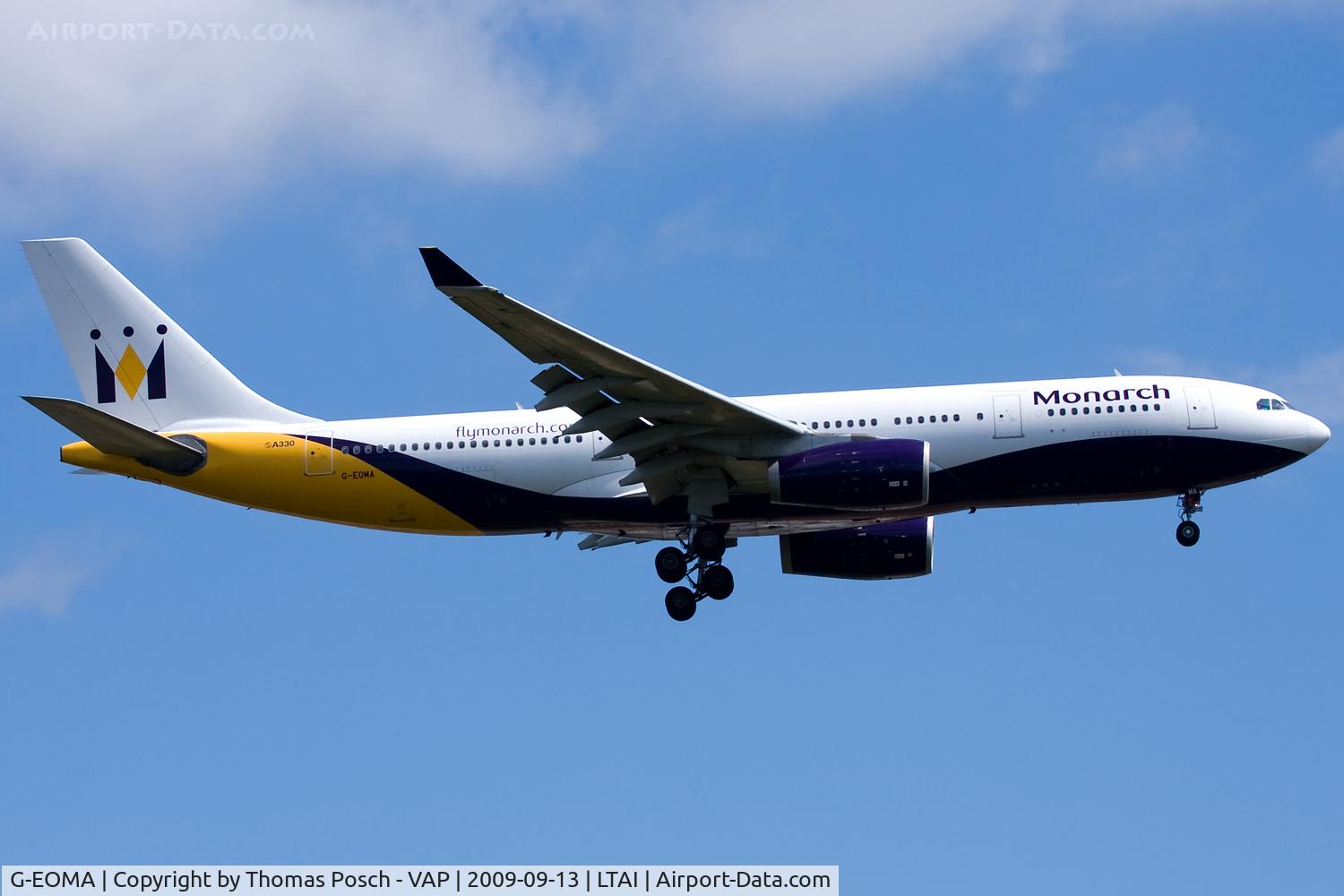 G-EOMA, 1999 Airbus A330-243 C/N 265, Monarch Airlines
