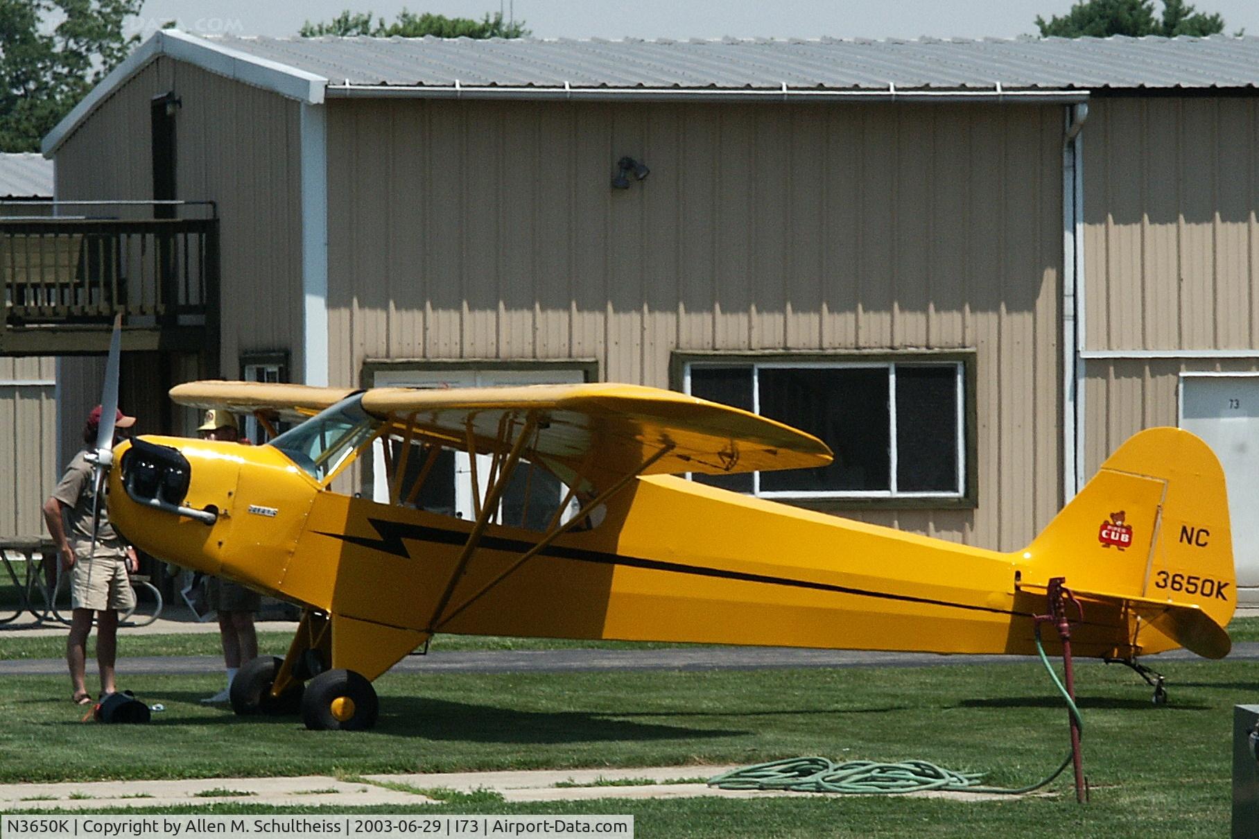 N3650K, 1946 Piper J3C-65 Cub C/N 22344, 1946 J3C-65