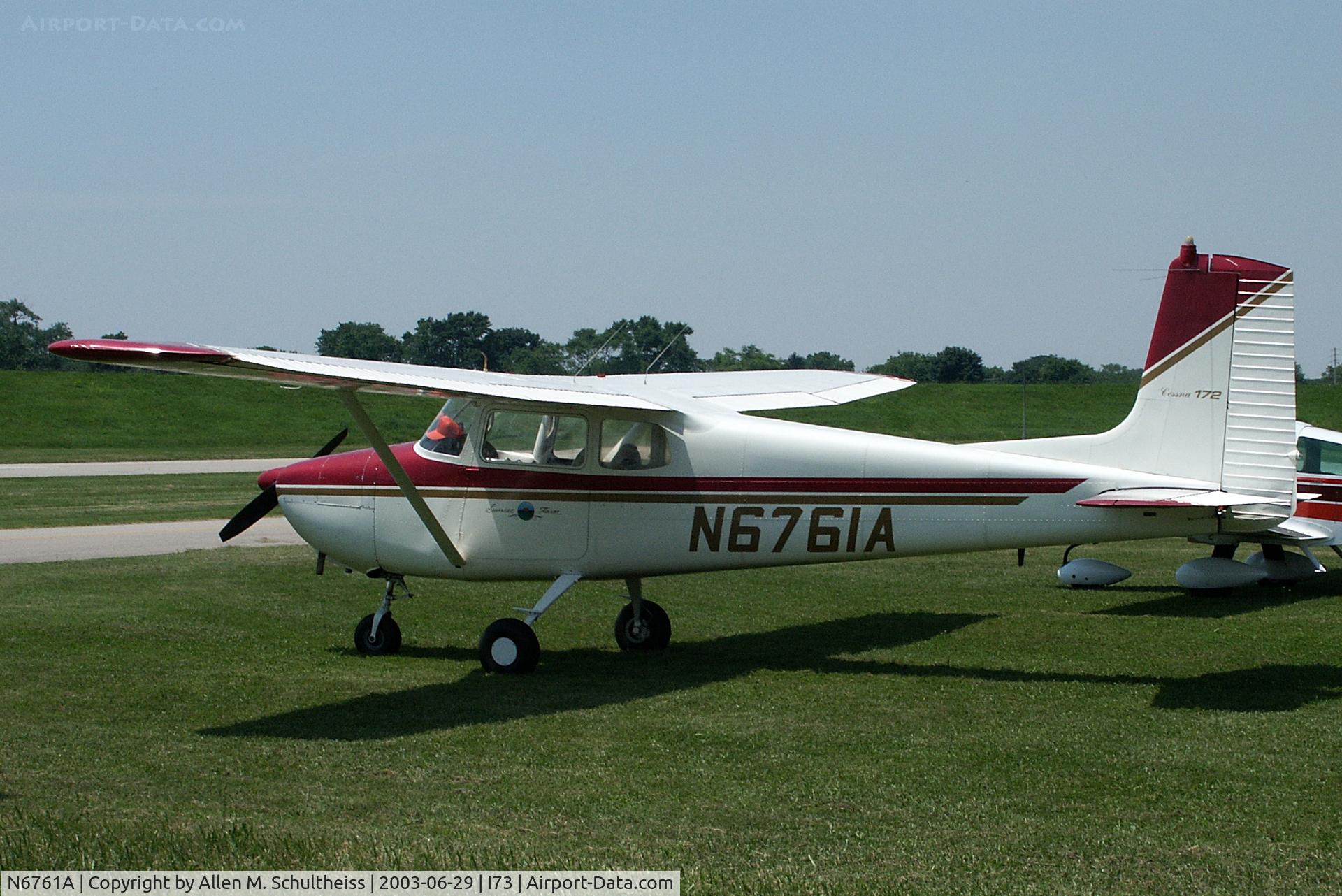 N6761A, 1956 Cessna 172 C/N 28861, 1956 C172