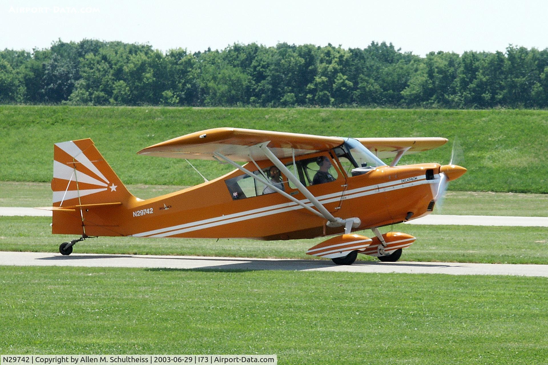 N29742, 1980 Bellanca 8KCAB Decathlon C/N 618-80, 1980 8KCAB