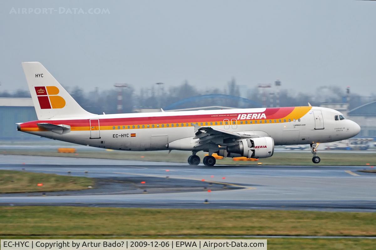 EC-HYC, 2000 Airbus A320-214 C/N 1262, Iberia