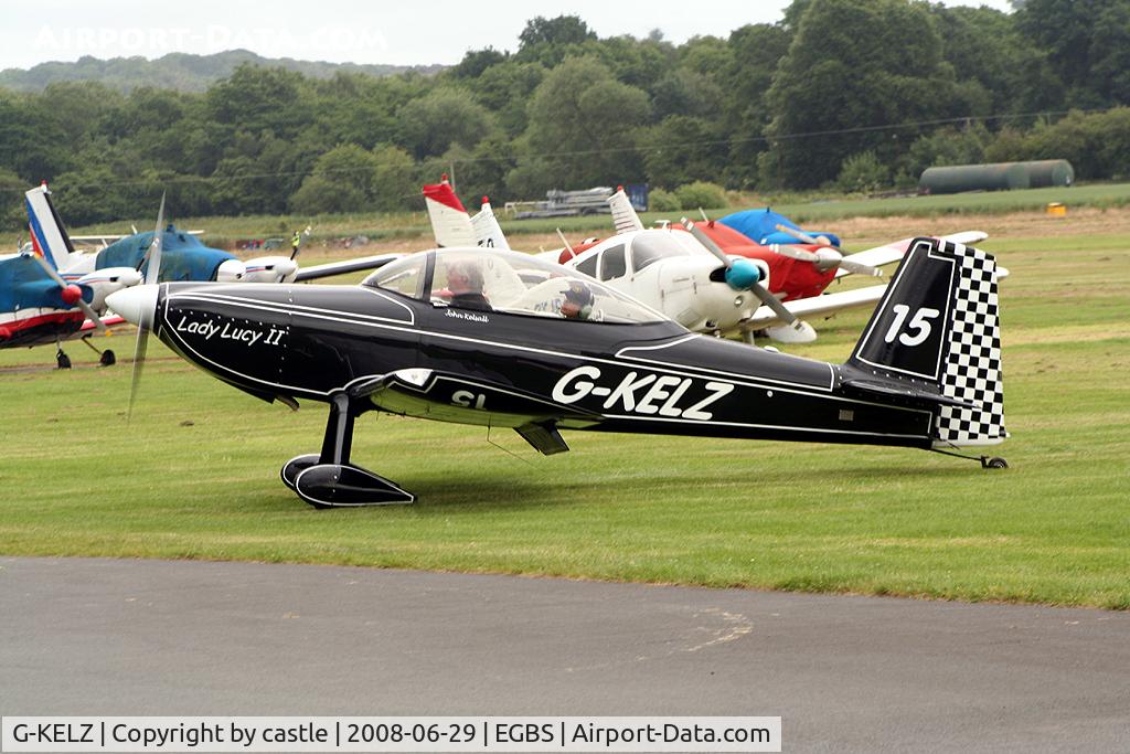G-KELZ, 2003 Vans RV-8 C/N PFA 303-13665, seen @ Shobdon