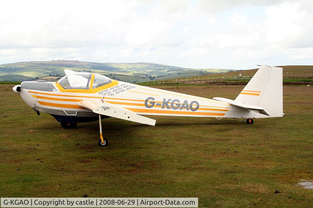 G-KGAO, 1986 Scheibe SF-25C Falke C/N 44386, seen @ Long Mynd