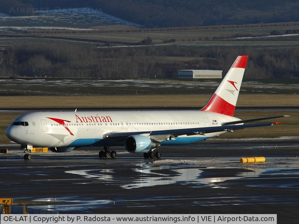 OE-LAT, 1991 Boeing 767-31A C/N 25273, One of two remaining OS 767 without Winglets