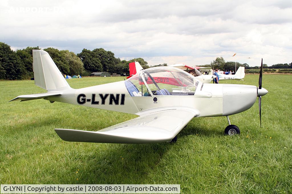 G-LYNI, 2006 Aerotechnik EV-97 Eurostar C/N PFA 315-14409, seen @ Stoke Golding