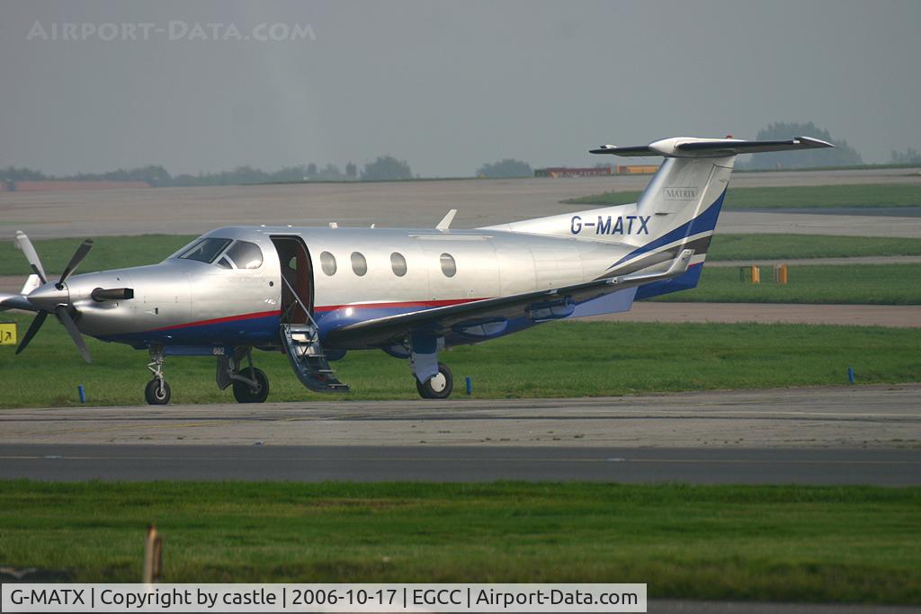 G-MATX, 2005 Pilatus PC-12/45 C/N 682, seen @ Manchester