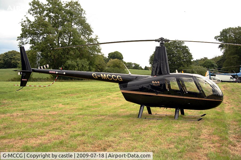 G-MCCG, 2007 Robinson R44 Raven I C/N 1758, seen @ Cholmondeley