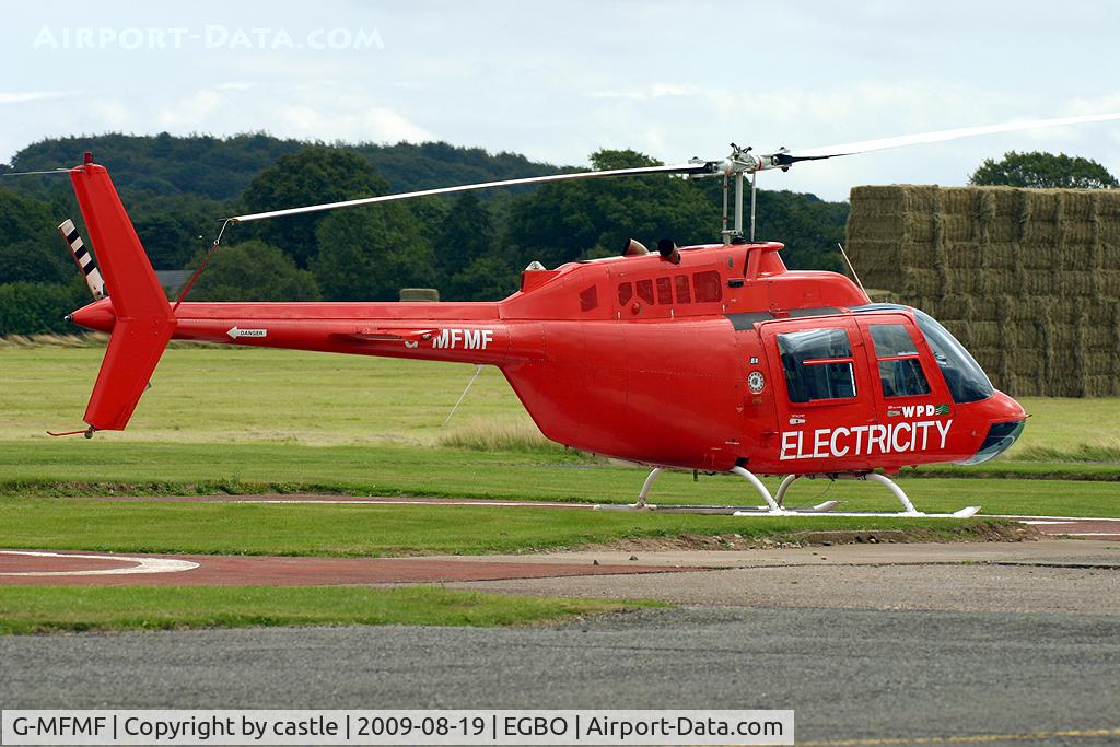 G-MFMF, 1981 Bell 206B JetRanger III C/N 3569, seen @ Wolverhampton