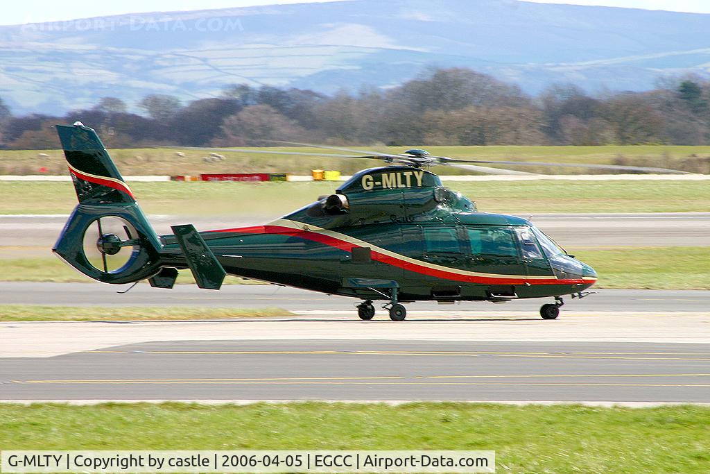 G-MLTY, 1991 Aerospatiale AS-365N-2 Dauphin C/N 6431, seen @ Manchester