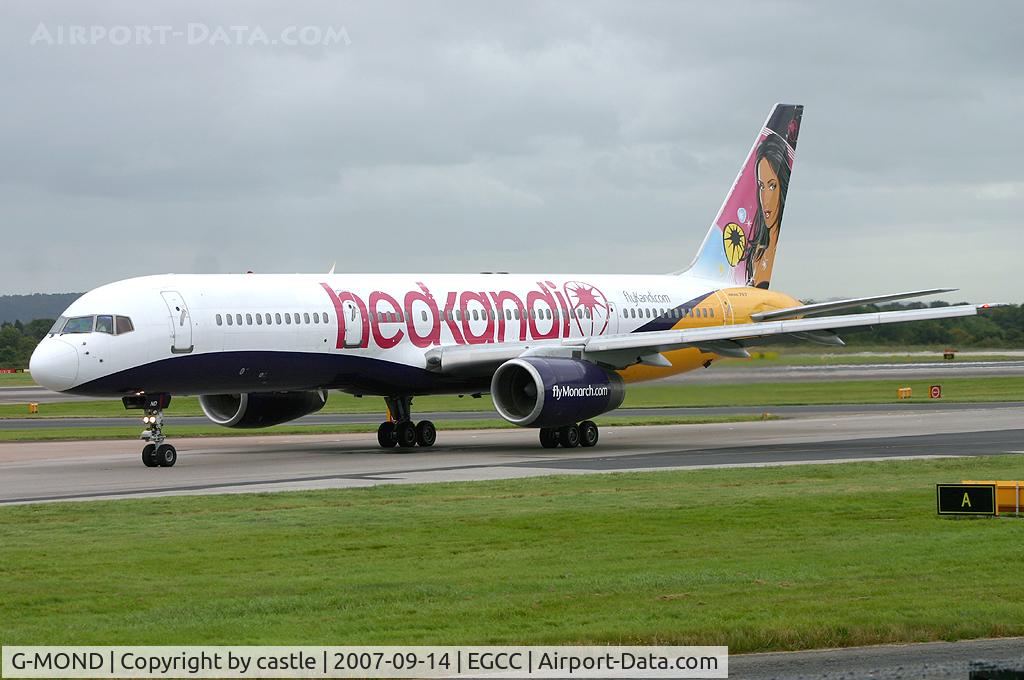 G-MOND, 1983 Boeing 757-2T7 C/N 22960, seen @ Manchester