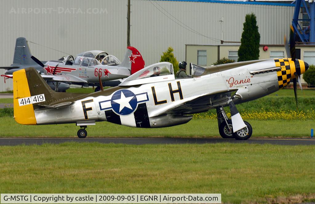 G-MSTG, 1945 North American P-51D Mustang C/N 124-48271, seen @ Hawarden