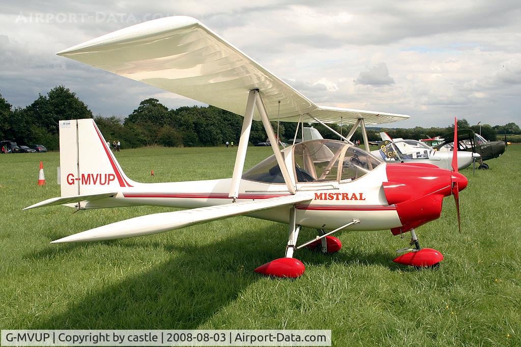 G-MVUP, 1988 Aviasud Mistral C/N BMAA/HB/003, seen @ Stoke Golding