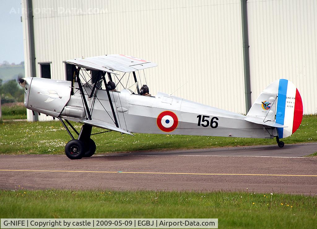 G-NIFE, 1946 Stampe-Vertongen SV-4A C/N 156, seen @ Gloucestershire