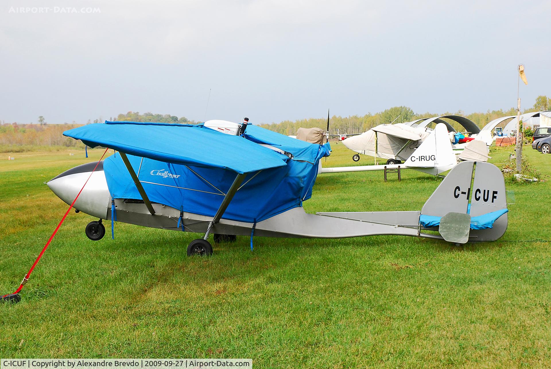 C-ICUF, 1990 Quad City Challenger II C/N CH2-0190-509, At home, Baldwin, Ontario - unregistered air field