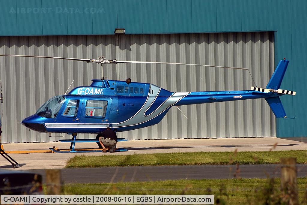 G-OAMI, 1968 Bell 206B JetRanger II C/N 464, seen @ Shobdon