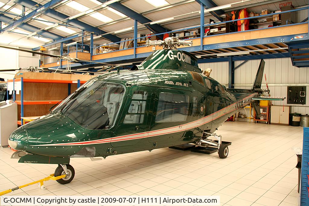 G-OCMM, 1985 Agusta A-109A-II C/N 7347, seen @ Liskeard