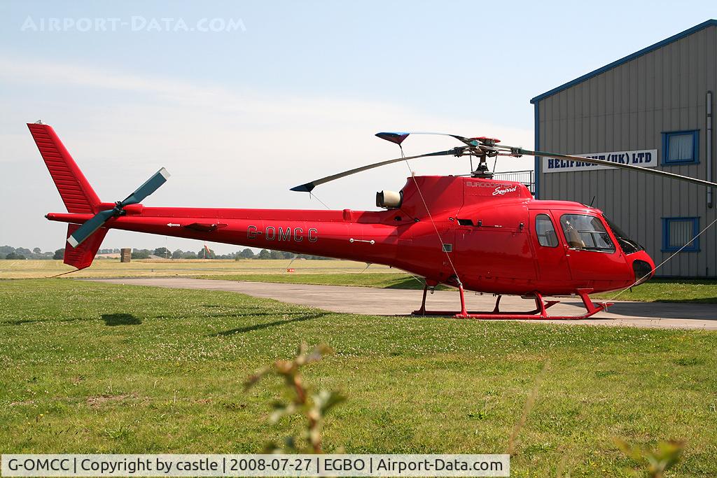 G-OMCC, 1985 Aerospatiale AS-350B Ecureuil C/N 1836, seen @ Wolverhampton