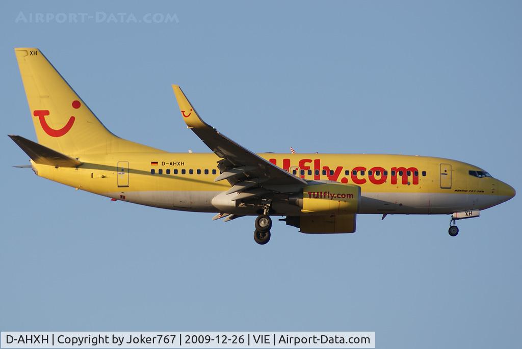 D-AHXH, 2008 Boeing 737-7K5 C/N 35282, TUIfly Boeing 737-7K5(WL)