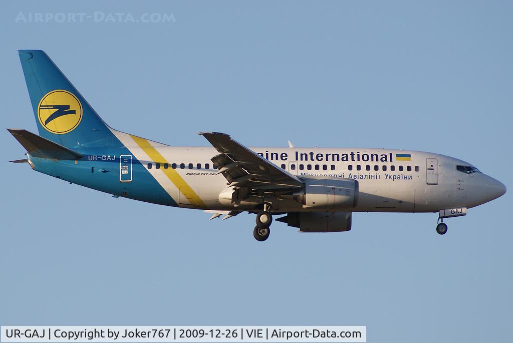 UR-GAJ, 1992 Boeing 737-5Y0 C/N 25192/2262, Ukraine International Airlines Boeing 737-5Y0