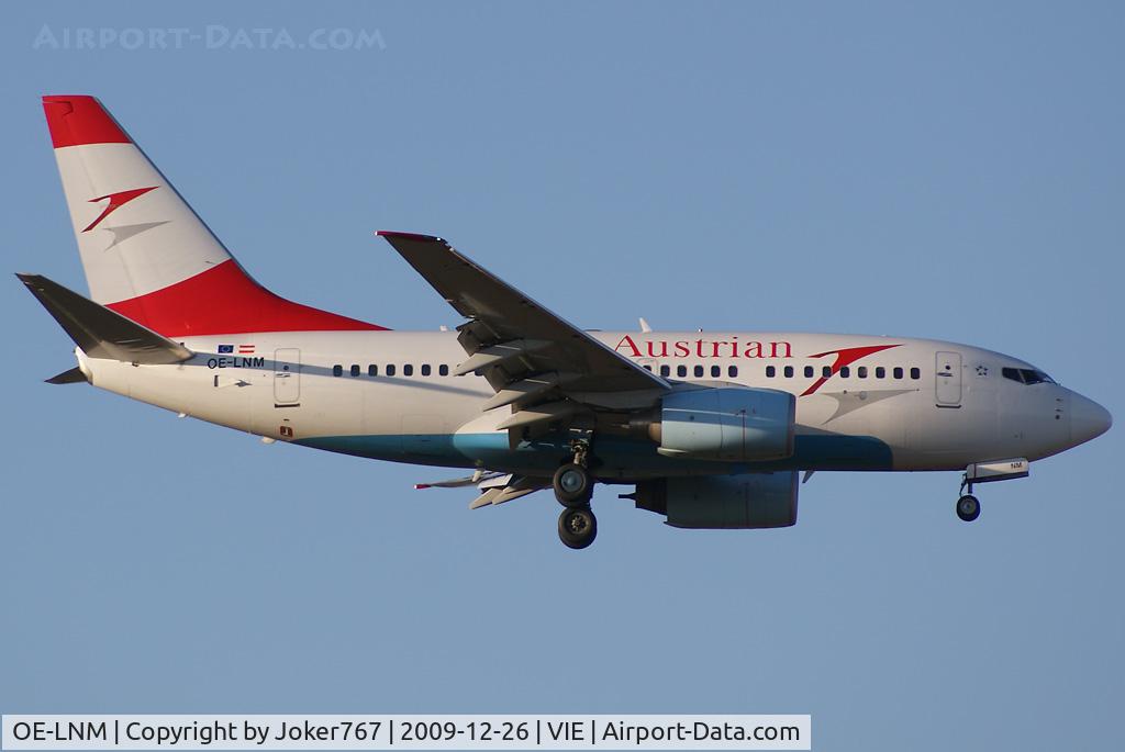 OE-LNM, 2000 Boeing 737-6Z9 C/N 30138, Austrian Airlines Boeing 737-6Z9