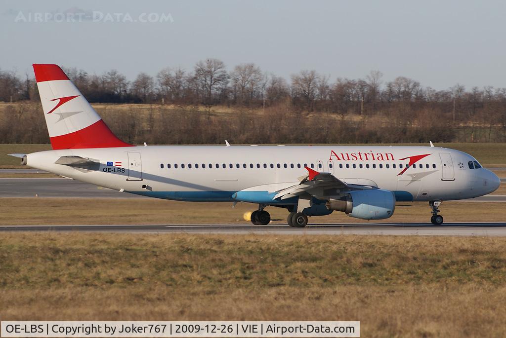 OE-LBS, 2000 Airbus A320-214 C/N 1189, Austrian Airlines Airbus A320-214