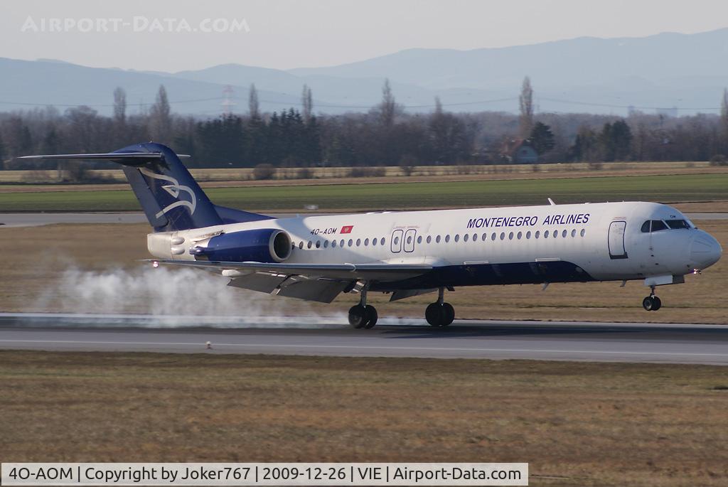 4O-AOM, 1990 Fokker 100 (F-28-0100) C/N 11321, Montenegro Airlines Fokker 100