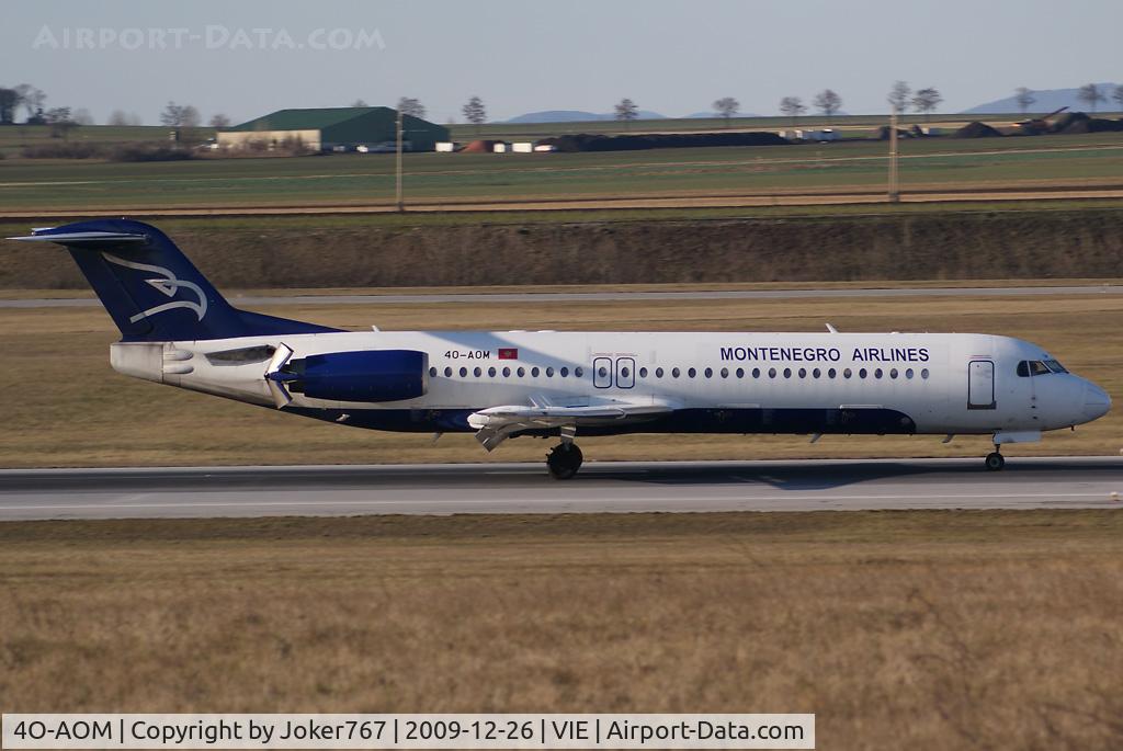 4O-AOM, 1990 Fokker 100 (F-28-0100) C/N 11321, Montenegro Airlines Fokker 100
