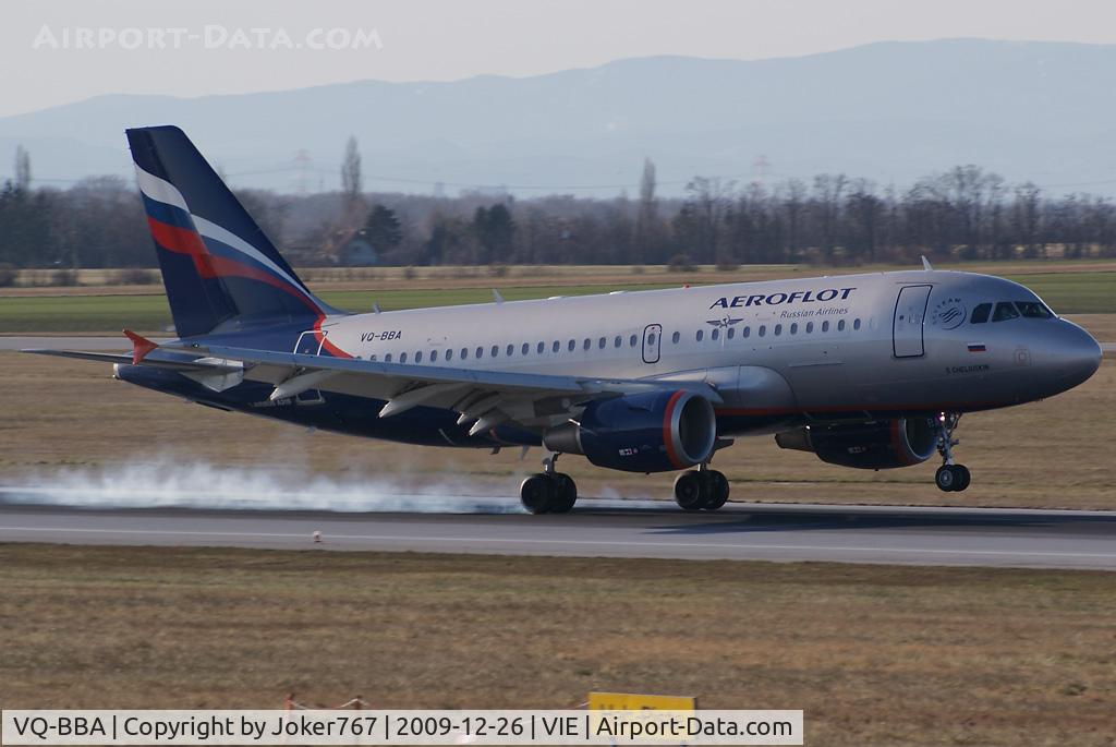 VQ-BBA, 2009 Airbus A319-112 C/N 3794, Aeroflot Airbus A319-112