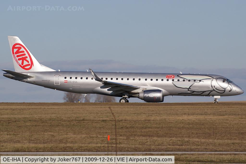 OE-IHA, 2009 Embraer 190LR (ERJ-190-100LR) C/N 19000285, NIKI Embraer ERJ-190-100LR