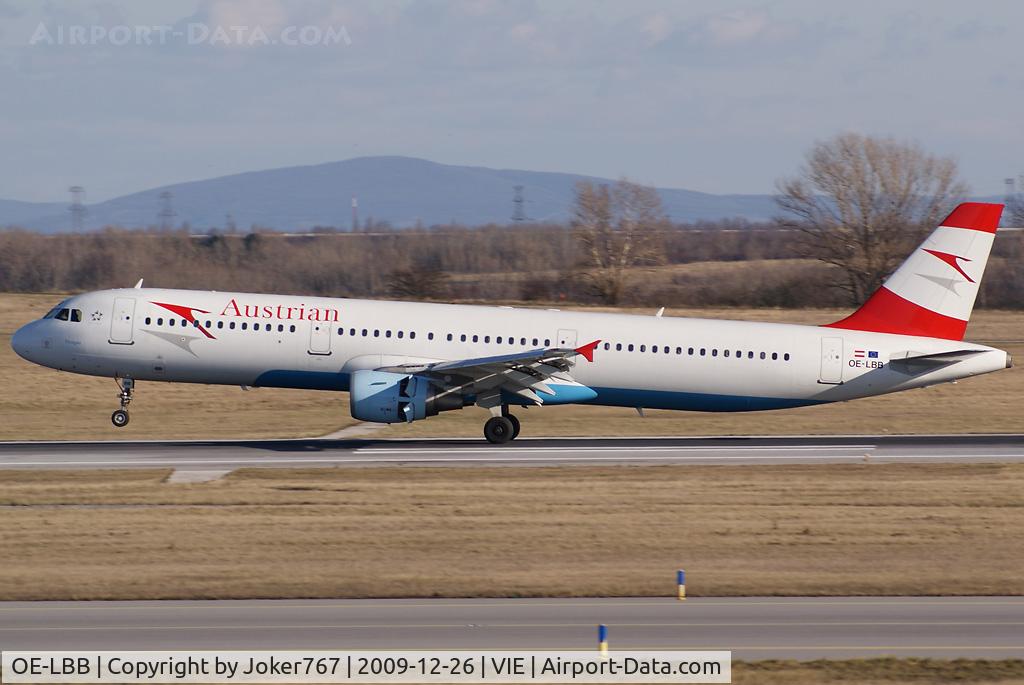 OE-LBB, 1995 Airbus A321-111 C/N 570, Austrian Airlines Airbus A321-111