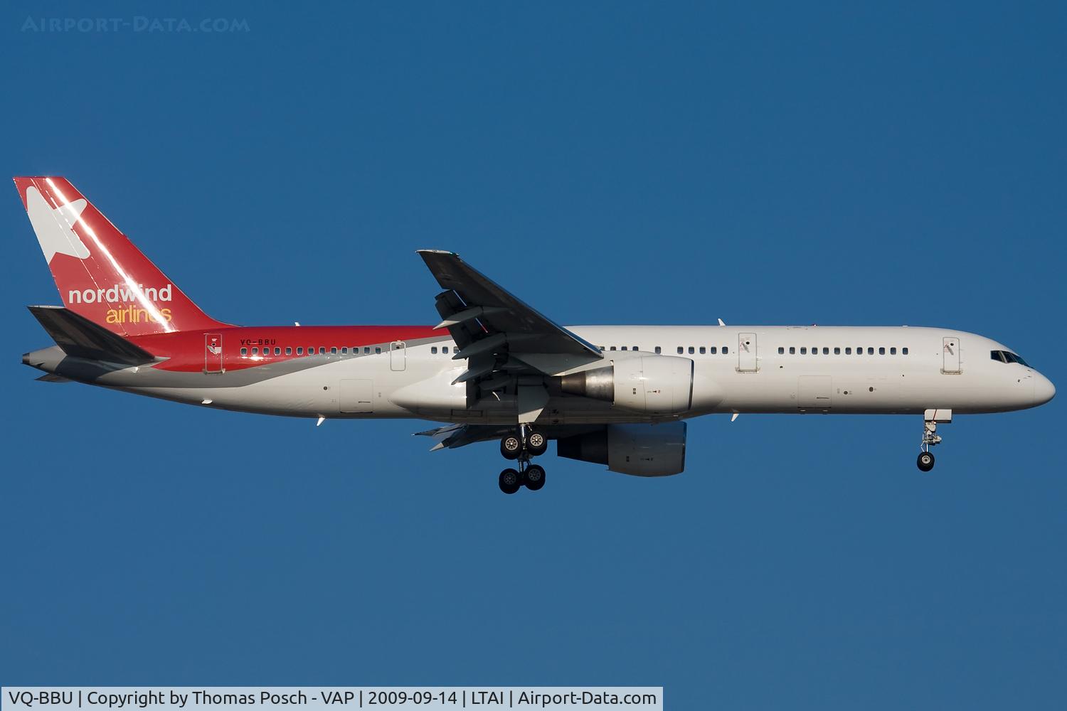 VQ-BBU, 1998 Boeing 757-2Q8 C/N 29442, Nordwind Airlines