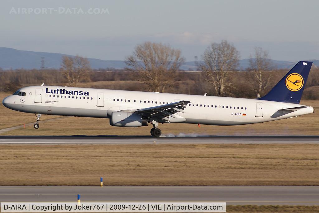 D-AIRA, 1993 Airbus A321-131 C/N 0458, Lufthansa Airbus A321-131