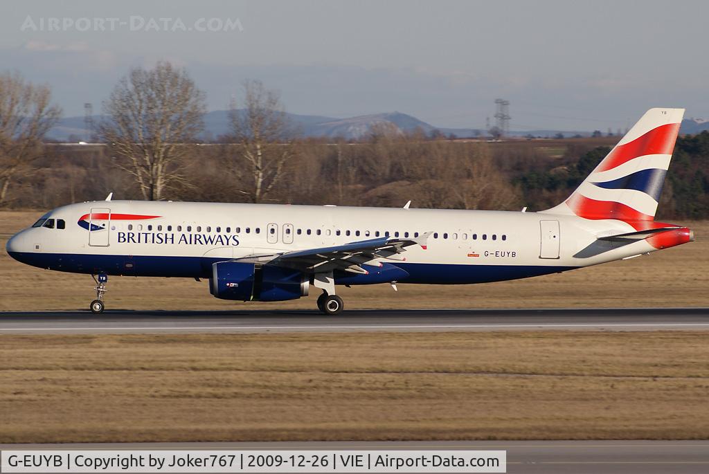 G-EUYB, 2008 Airbus A320-232 C/N 3703, British Airways Airbus A320-232