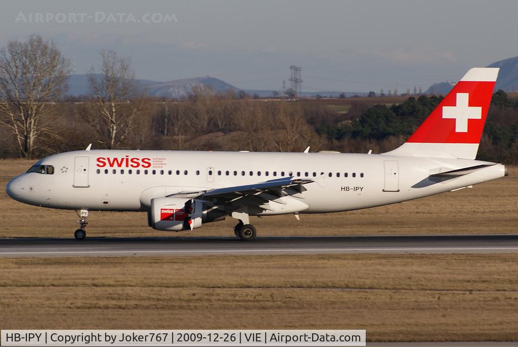 HB-IPY, 1996 Airbus A319-112 C/N 621, Swiss Airbus A319-112