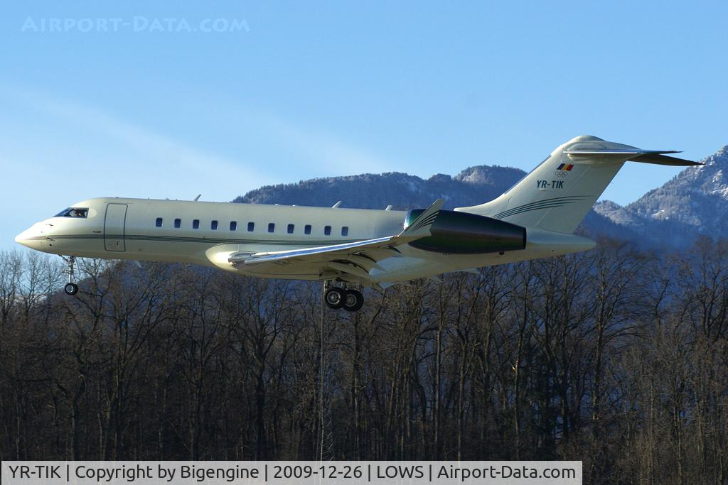 YR-TIK, 2006 Bombardier BD-700-1A10 Global 5000 C/N 9229, Tiriac Air