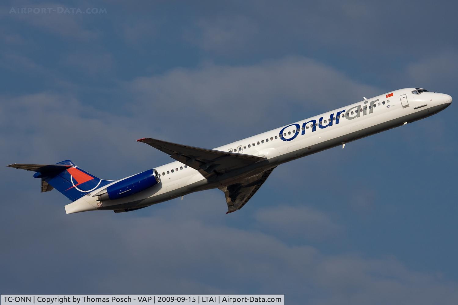 TC-ONN, 1997 McDonnell Douglas MD 88 C/N 53547, Onur Air