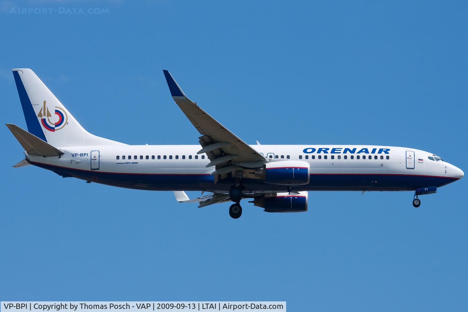 VP-BPI, 2001 Boeing 737-83N C/N 28244, Orenburg Airlines