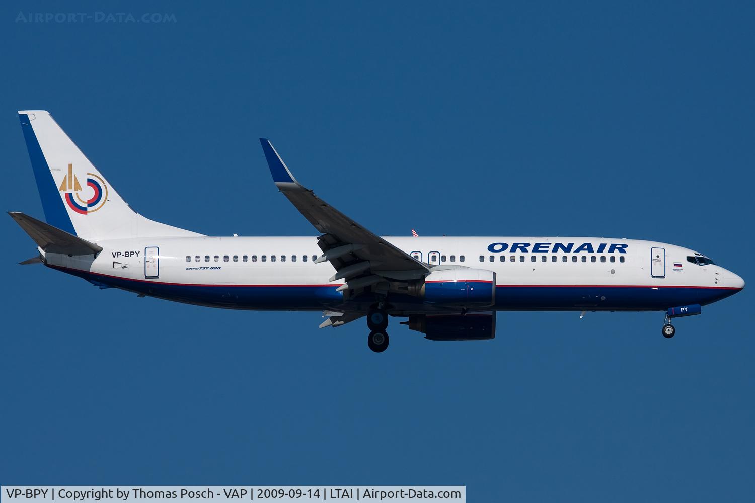 VP-BPY, 2002 Boeing 737-83N C/N 28247, Orenburg Airlines