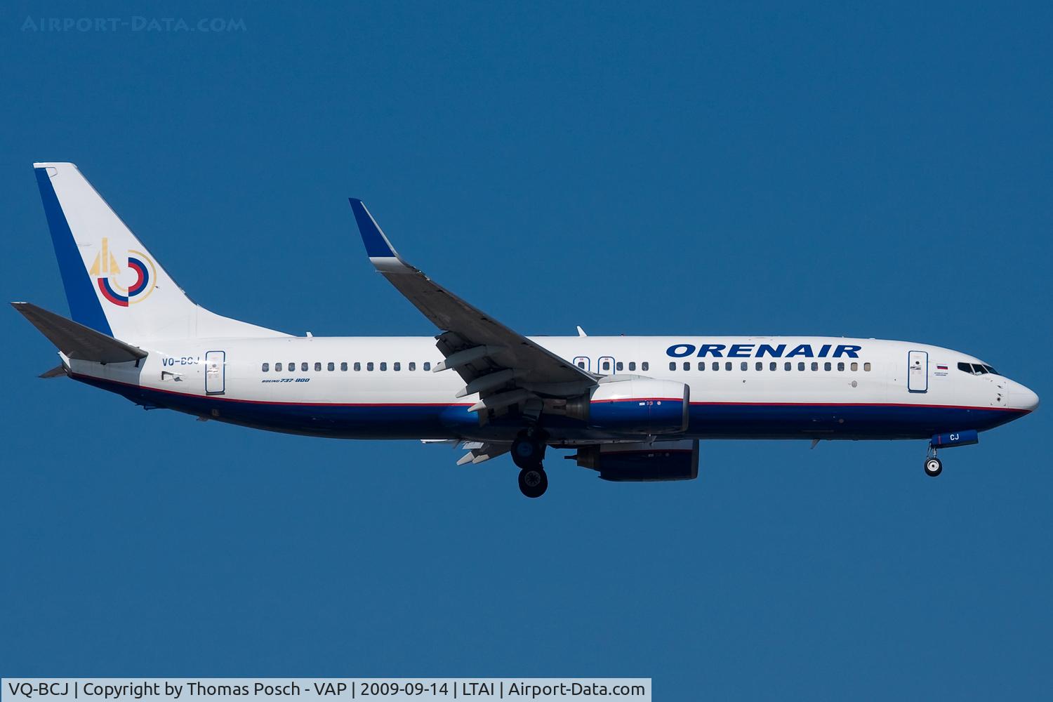 VQ-BCJ, 2001 Boeing 737-8AS C/N 29932, Orenburg Airlines