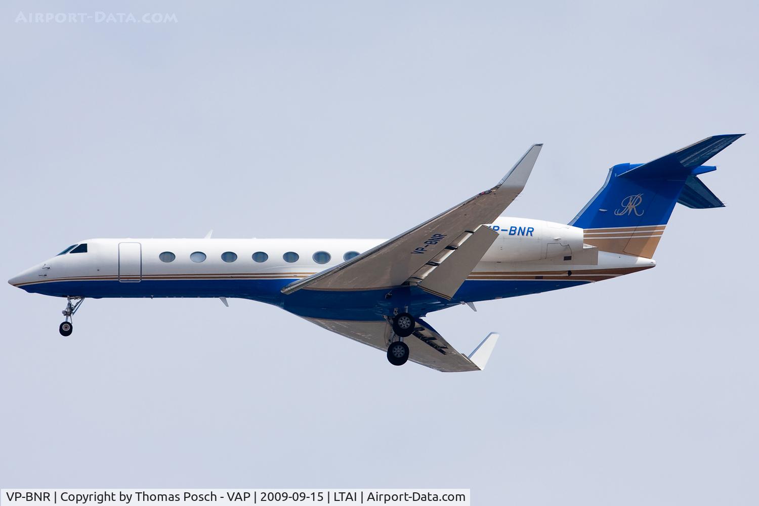 VP-BNR, 2004 Gulfstream Aerospace GV-SP (G550) C/N 5033, Rashid Enginering