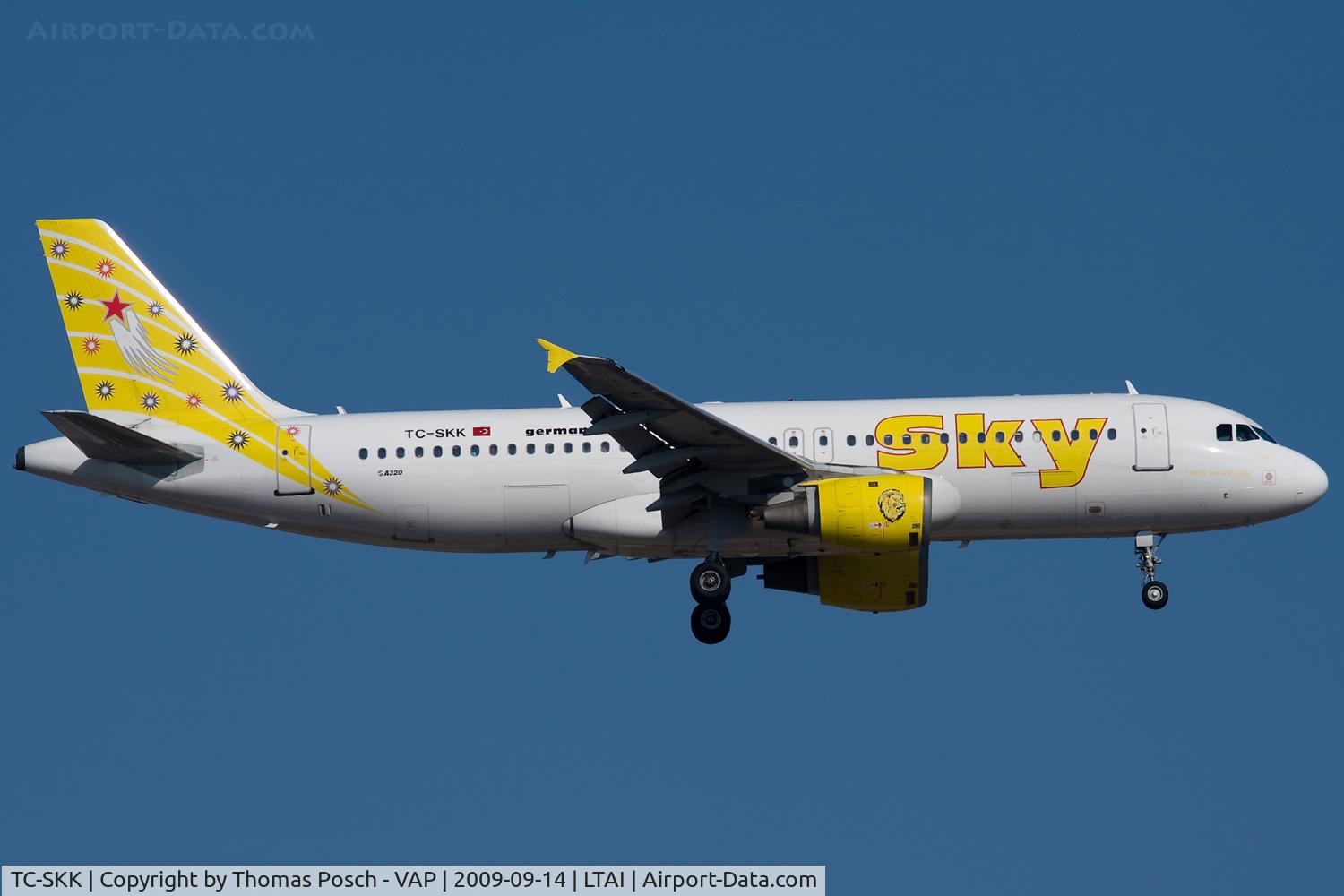 TC-SKK, 1990 Airbus A320-211 C/N 148, Sky Airlines