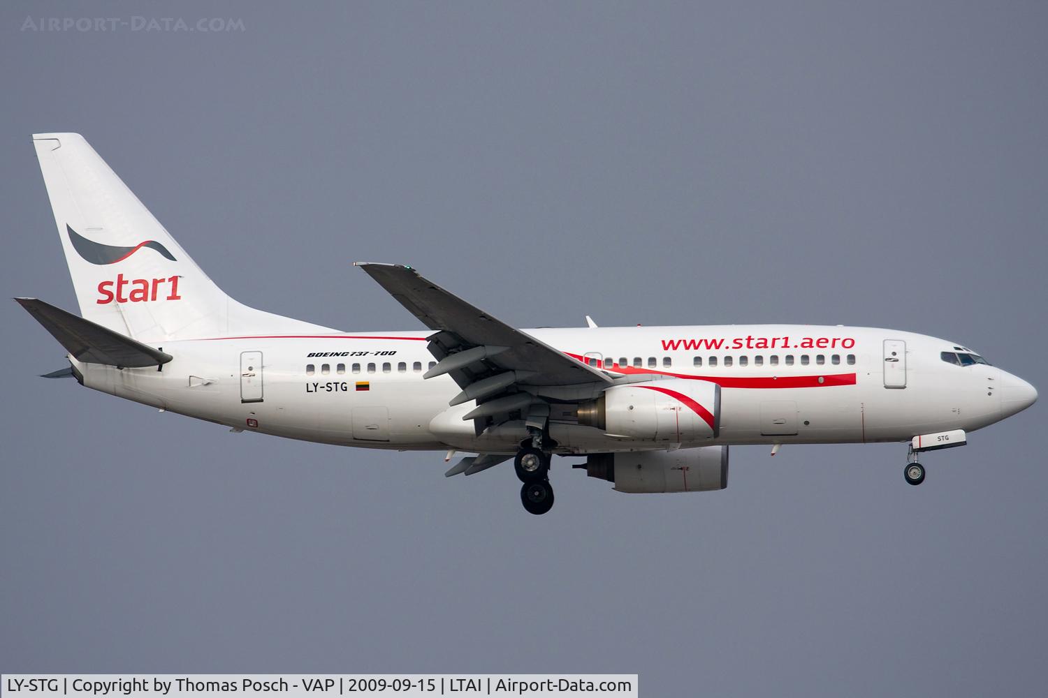 LY-STG, 1999 Boeing 737-73S C/N 29083, Star1 Airlines