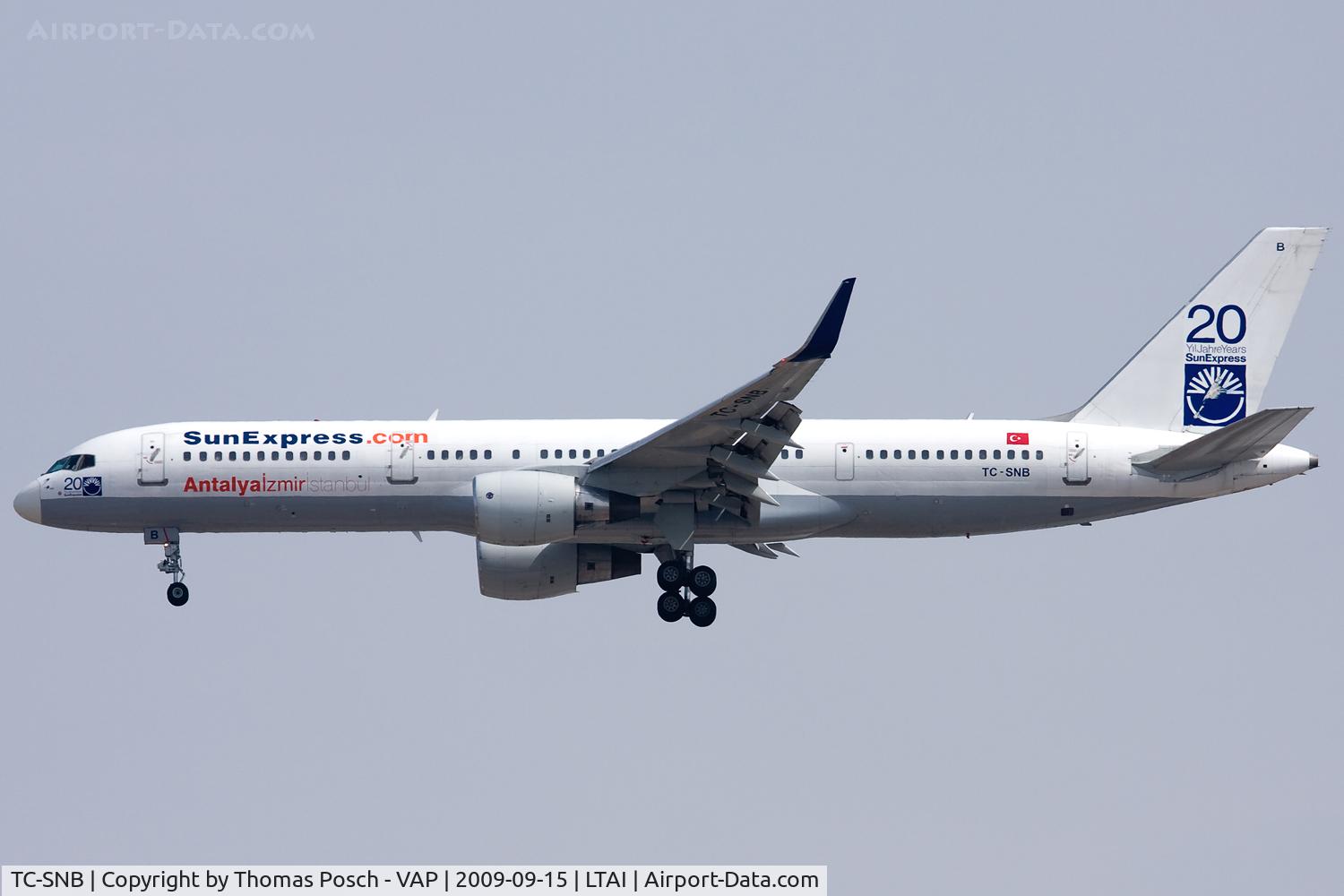 TC-SNB, 1994 Boeing 757-2Q8 C/N 26271, Sun Express