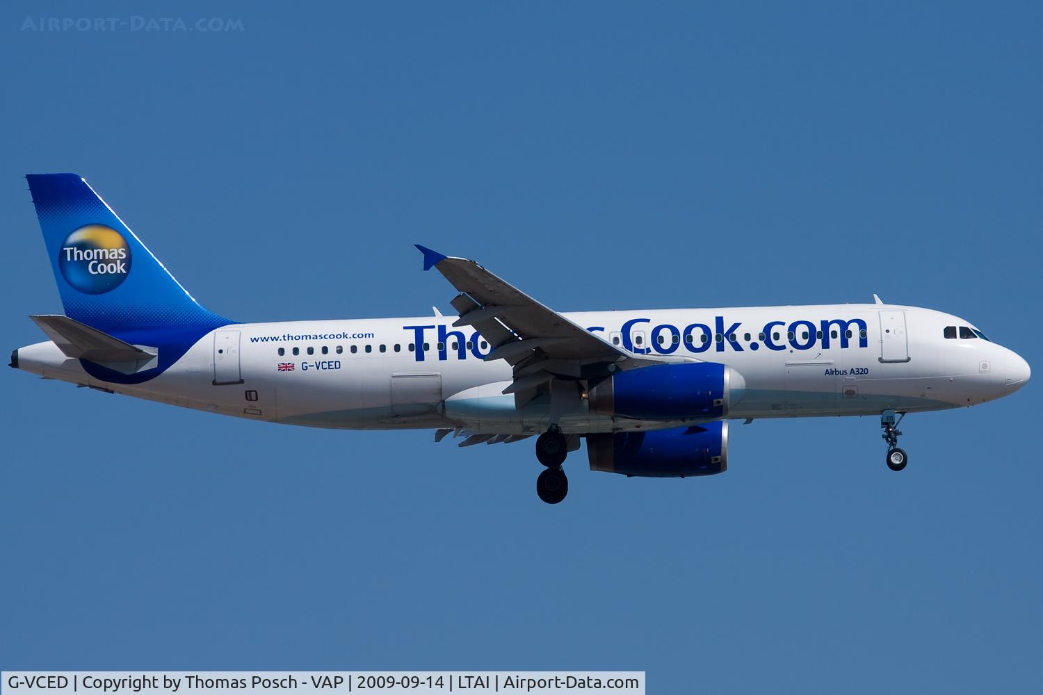 G-VCED, 1991 Airbus A320-231 C/N 193, Thomas Cook Airlines