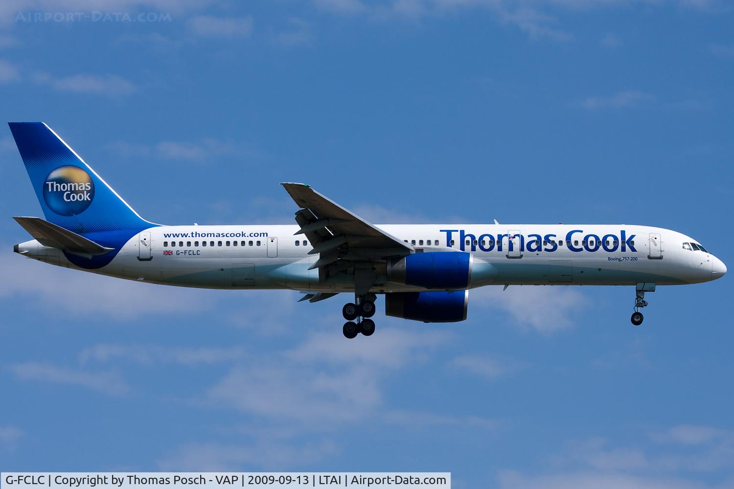 G-FCLC, 1997 Boeing 757-28A C/N 28166, Thomas Cook Airlines