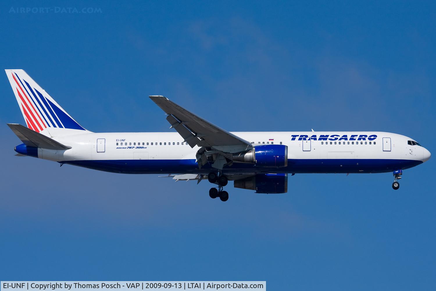 EI-UNF, 1992 Boeing 767-3P6/ER C/N 26238, Transaero Airlines