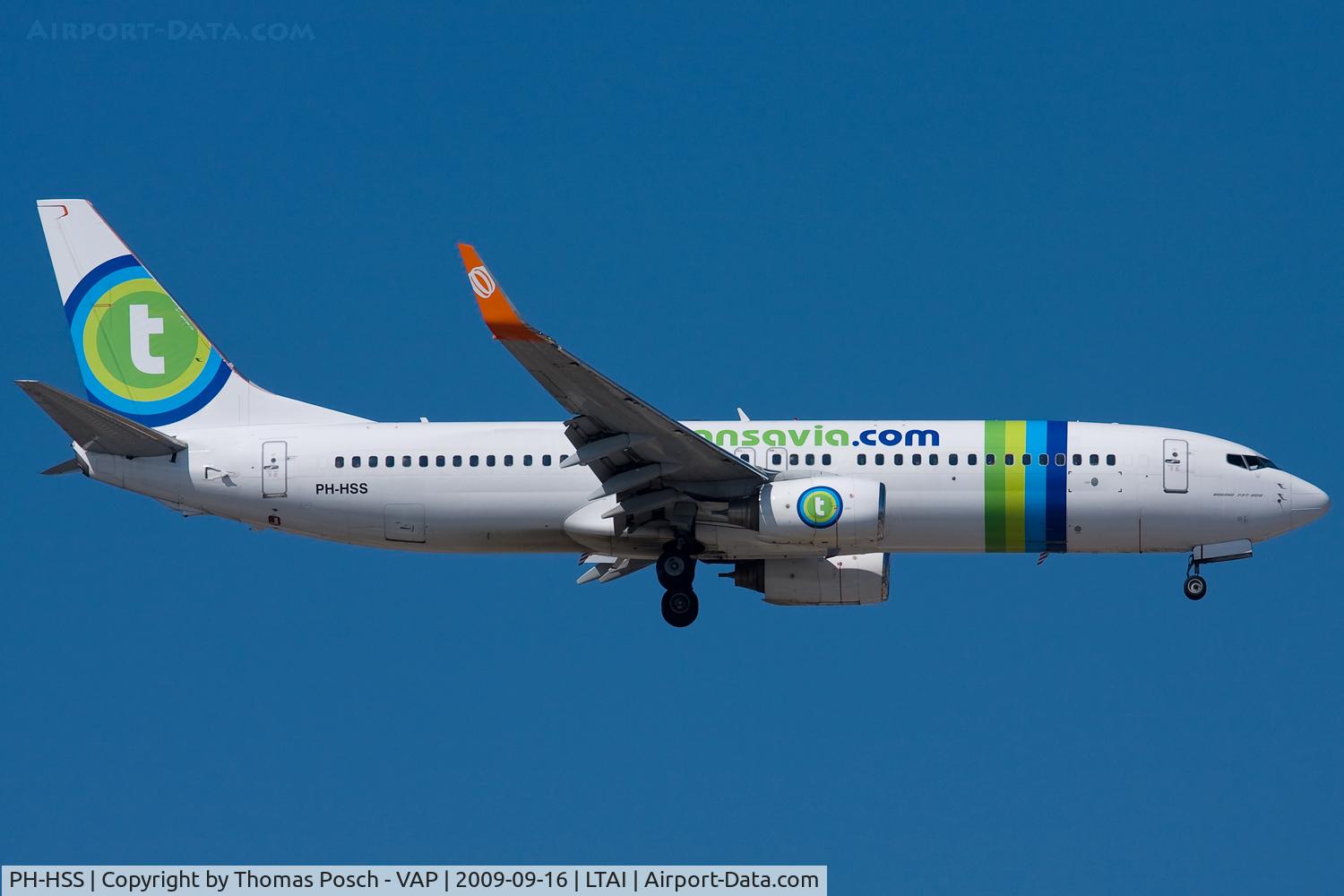 PH-HSS, 2001 Boeing 737-83N C/N 32348, Transavia Airlines