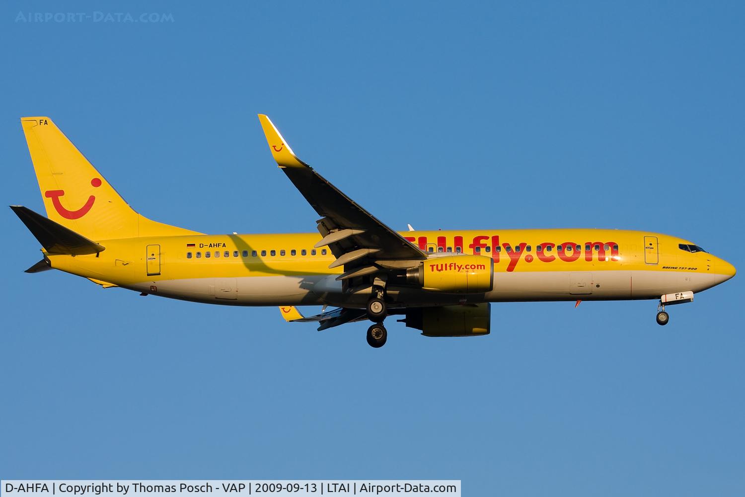 D-AHFA, 1997 Boeing 737-8K5 C/N 27981, TUIfly