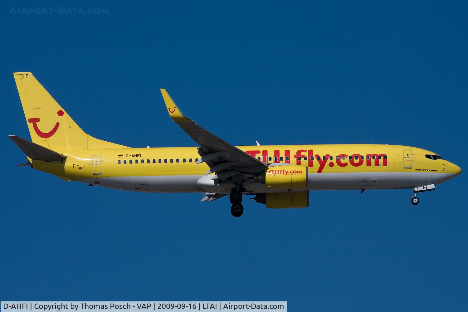 D-AHFI, 1999 Boeing 737-8K5 C/N 27984, TUIfly